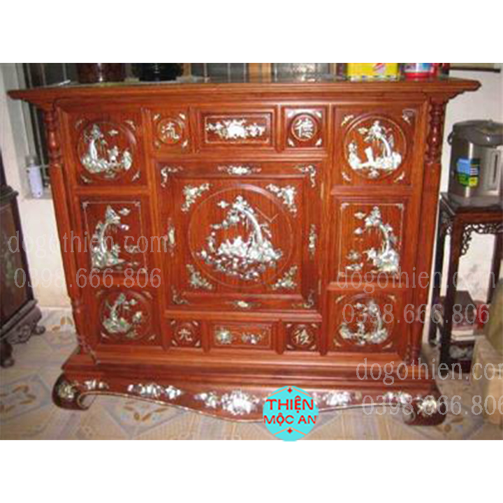 chọn gỗ làm bàn thờ