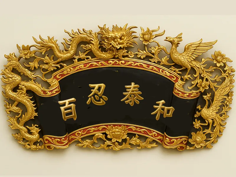 cuốn thư bách nhẫn thái hòa