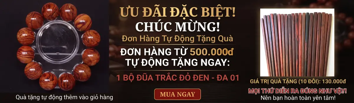 tặng đũa trắc