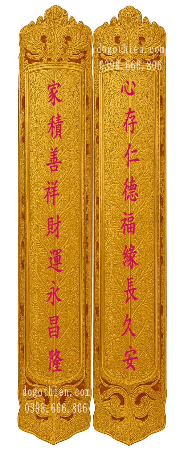 câu đối 9 chữ thờ gia tiên