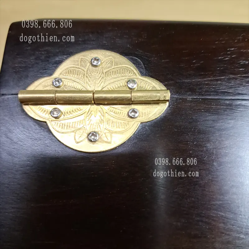 Hộp Đựng Đồ Trang Sức Chân Quỳ Gỗ Trắc Đỏ Đen Cao Cấp Hộp Đựng Đồ Trang Sức