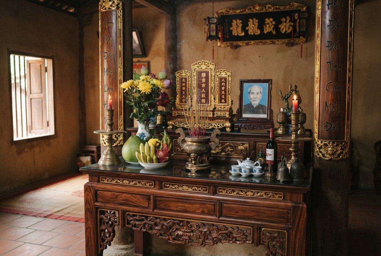 đồ thờ gỗ tự nhiên